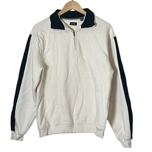 IZOD | Vintage collared quarter zip long sleeve pullover sweater shirt m…